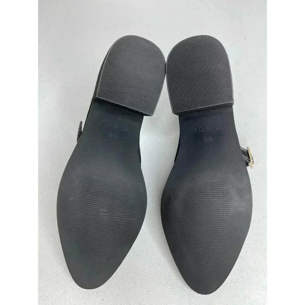 Kelsi Dagger Brooklyn Elm Mary Jane Suede Heels size 9.5 BlackNew - Picture 12 of 12